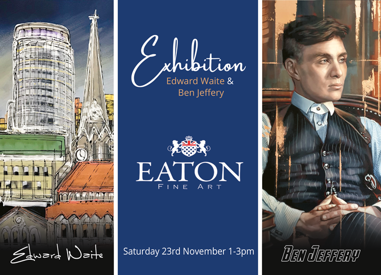 Edward Waite & Ben Jeffery Artist Appearances – Sat 23rd Nov 1-3PM